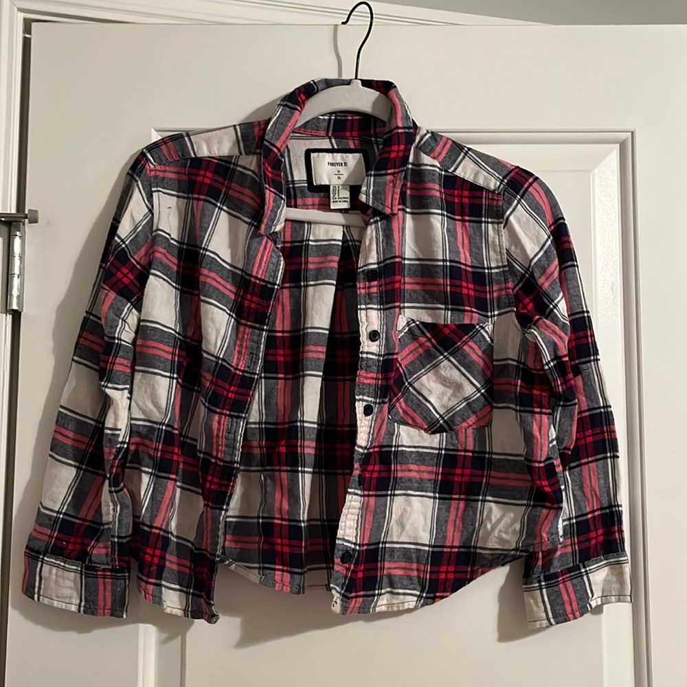 Cropped flannel